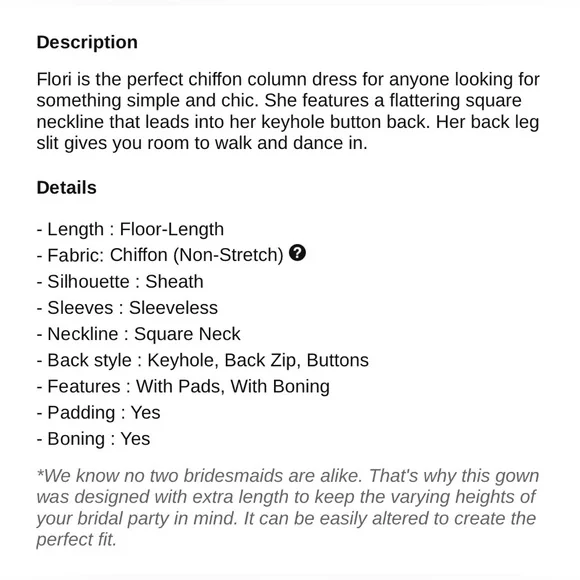 Sky Blue Sheath Square Neck Chiffon Dress - Picture 9 of 9